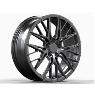 Dark Gray Fine Split-Spoke Forged Wheel