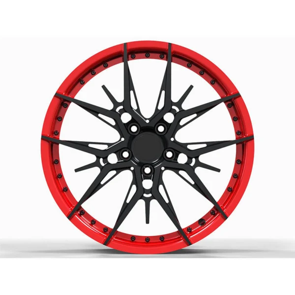 Split-Spoke Deep-Lip Forged Wheel — Front design example