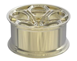 Geometric Five-Spoke Deep-Lip Forged Wheel