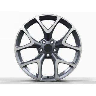 Silver Split-Spoke Forged Wheel