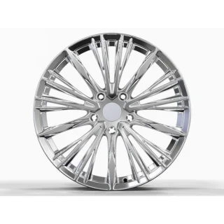 Polished Fan-Spoke Forged Wheel