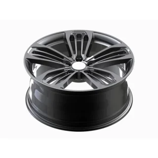 Silver Slotted Five-Spoke Forged Wheel