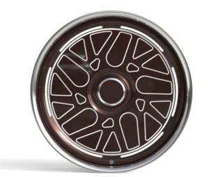 Brown Line-Pattern Disc Forged Wheel
