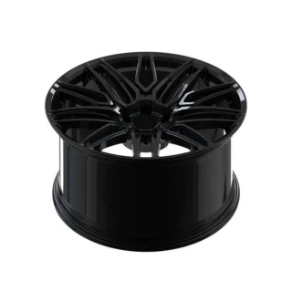 Black Slotted Multi-Spoke Forged Wheel
