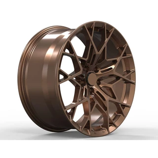 Bronze Geometric Mesh Forged Wheel