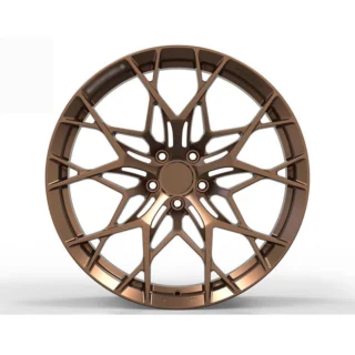 Bronze Geometric Mesh Forged Wheel