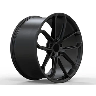 Matte Black Open-Loop Forged Wheel