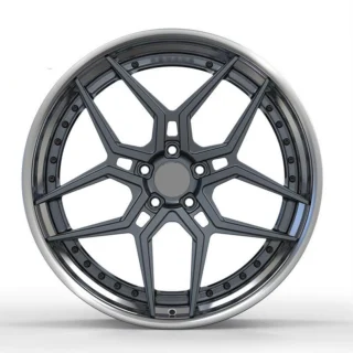 Graphite Angular Y-Spoke Forged Wheel