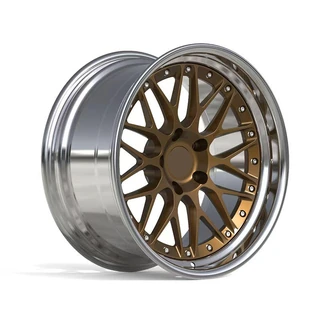 Bronze Split-Spoke Deep-Lip Forged Wheel