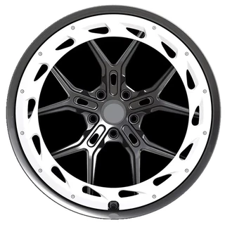 Black Aero-Ring Y-Spoke Forged Wheel