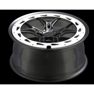 Black Aero-Ring Y-Spoke Forged Wheel