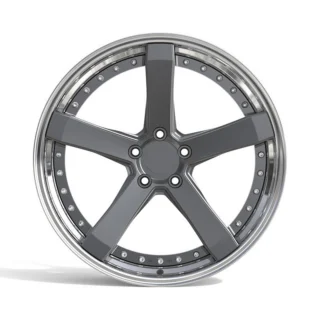 Satin Straight Five-Spoke Forged Wheel