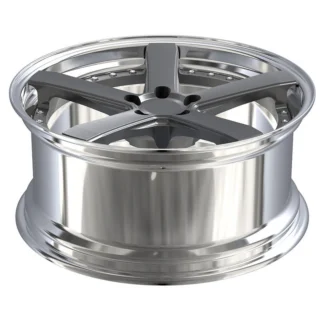 Satin Straight Five-Spoke Forged Wheel