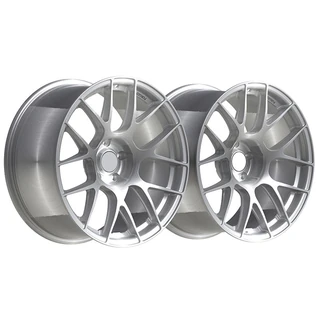 Silver Broad-Curve Ten-Spoke Forged Wheel