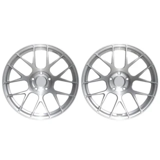 Silver Broad-Curve Ten-Spoke Forged Wheel
