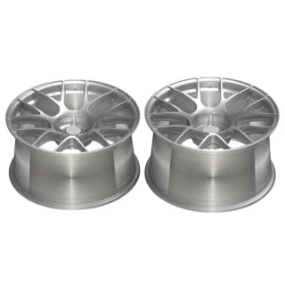 Silver Broad-Curve Ten-Spoke Forged Wheel