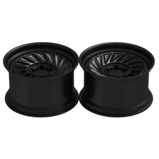 Black Swept-Turbine Forged Wheel
