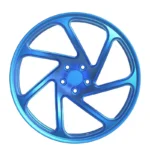 Metallic Blue Five-Spoke Concave Forged Wheel – WV-FG-001