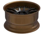 Gold-and-Black Deep-Concave Two-Piece Forged Wheel – WV-FG-002