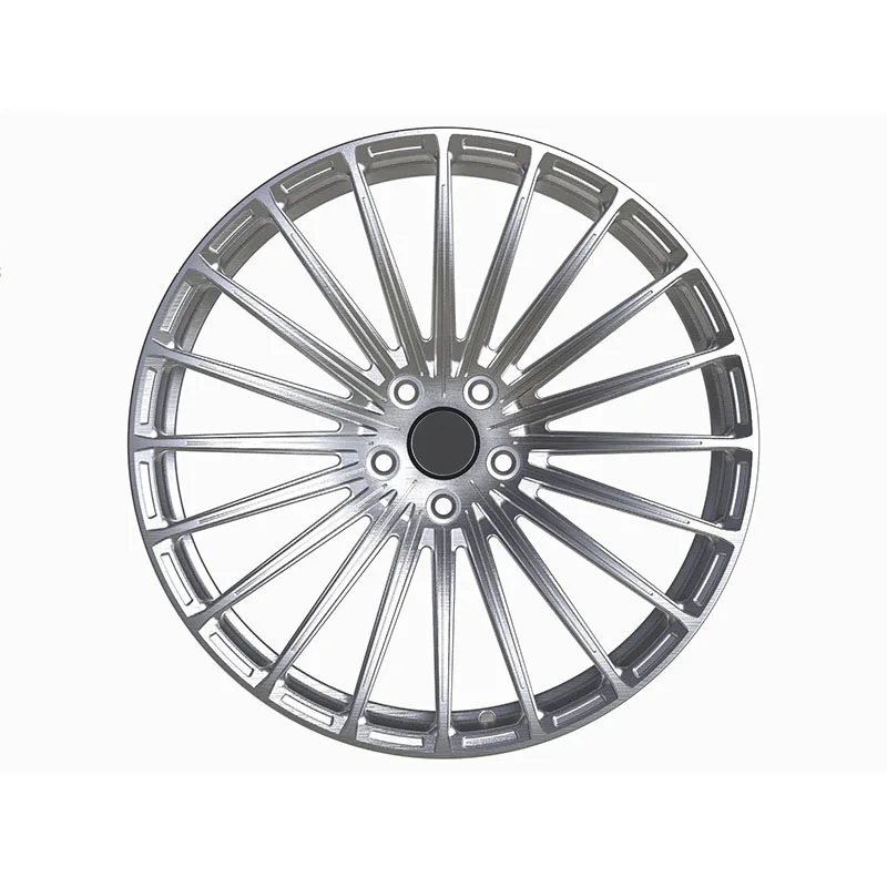 Polished Multi-Spoke Concave Forged Wheel – WV-FG-003 — front view
