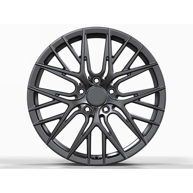 Dark Gray Fine Split-Spoke Forged Wheel