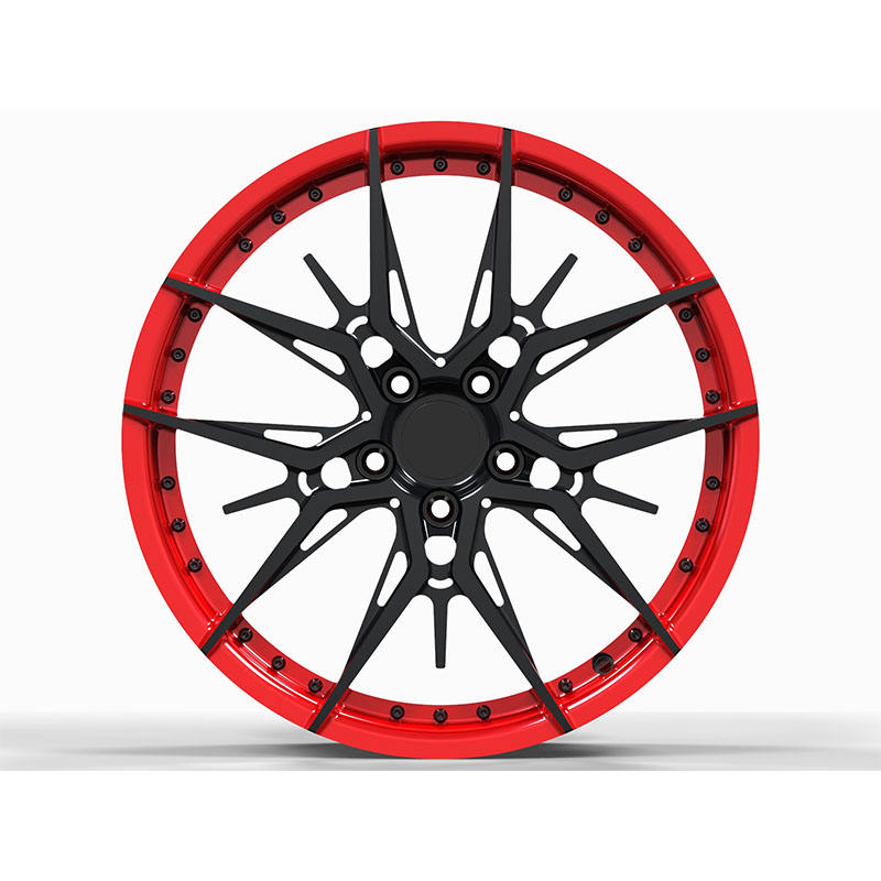 Split-Spoke Deep-Lip Forged Wheel — Front design example